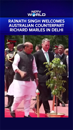 Rajnath Singh Hosts Australian Counterpart Richard Marles For Key Defence Talks In Delhi