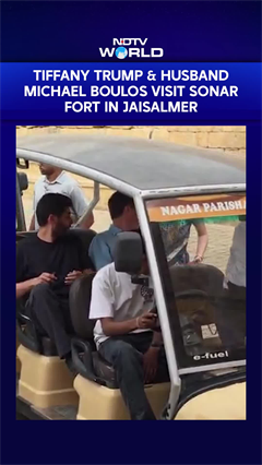 Tiffany Trump & Husband Michael Boulos Visit Sonar Fort in Jaisalmer