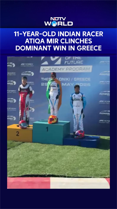 11-Year-Old Indian Racer Atiqa Mir Secures Dominant Pole-to-Flag Victory in Greece
