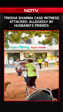 On Camera, Twisha Sharma Case Witness Attacked, Allegedly By Husband's Friends
