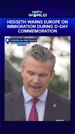 Hegseth Warns Europe on Immigration in D-Day Speech, Links Freedom to Border Security
