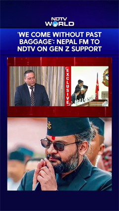 'We Come Without Past Baggage': Nepal Foreign Minister To NDTV On Gen Z Support