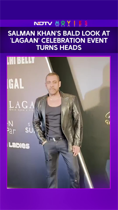 Salman Khan's Bald Look At 'Lagaan' Celebration Event Turns Heads