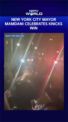 Video: New York City Mayor Mamdani Celebrates Knicks Win