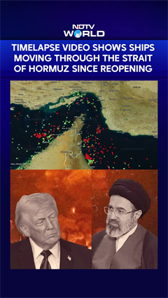 Video Shows Ships Moving Through The Strait Of Hormuz Since Reopening
