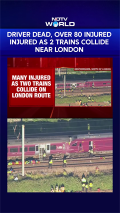UK Train Collision | Driver Dead, Over 80 Injured Injured As 2 Trains Collide Near London