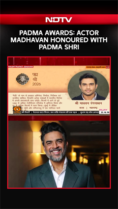 Padma Awards 2026 | R Madhavan Honoured With Padma Shri At Padma Awards 2026