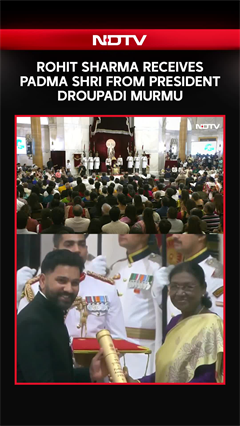 Padma Awards | Rohit Sharma Receives Padma Shri From President Droupadi Murmu