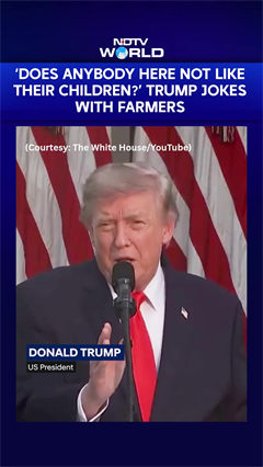 'Does Anybody Here Not Like Their Children?&rsquo; Trump Jokes With Farmers