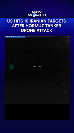 US Iran War | US Strikes 10 Iranian Targets After Hormuz Tanker Drone Attack, Trump Warns: "Will Complete The Job"