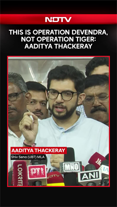 Aaditya Thackeray Targets Fadnavis: 'This Is Operation Devendra, Not Operation Tiger'