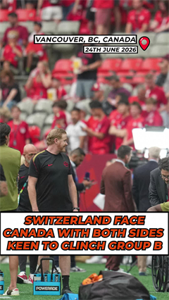 Switzerland Top Group B with 2-1 Win Over Canada