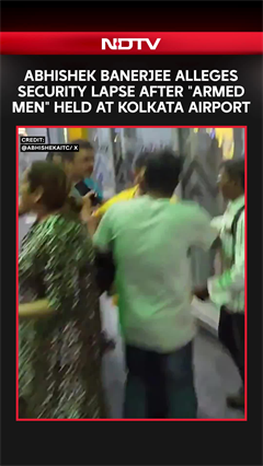 Abhishek Banerjee Shares Video Of Armed Men Detained At Kolkata Airport