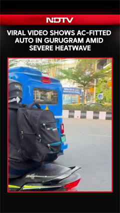 Viral Video Shows AC-Fitted Auto In Gurugram Amid Severe Heatwave