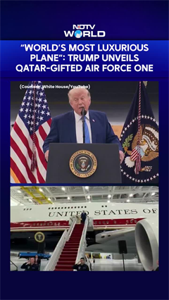 Trump News | "World's Most Luxurious Plan": Trump Unveils Qatar-Gifted Air Force One