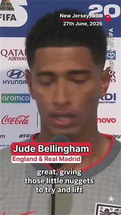 FIFA 2026 | Bellingham Hails The 'Incredible" Kane, Calls Him The Best Player Of England