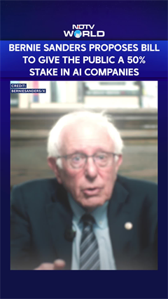 Bernie Sanders Proposes Bill To Give The Public A 50% Stake In AI Companies