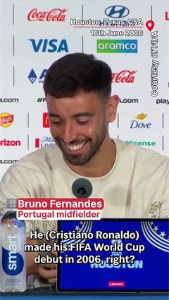 FIFA World Cup 2026 | 'We Grew Up Watching Him', Bruno Fernandes On Ronaldo's Lasting Impact