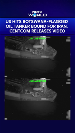 US Hits Botswana-Flagged Oil Tanker Bound For Iran, CENTCOM Releases Video