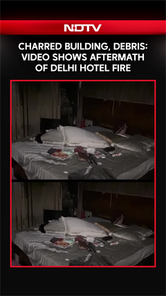 Delhi Fire Tragedy | Charred Building, Debris: Video Shows Devastating Aftermath Of Delhi's Fire
