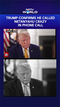 Trump Confirms He Called Netanyahu 'F***ing Crazy' In Phone Call After Lebanon Strike
