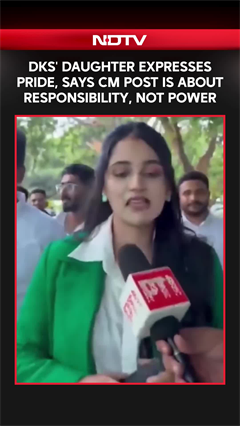 DKS' Daughter Expresses Pride, Says CM Post Is About Responsibility, Not Power