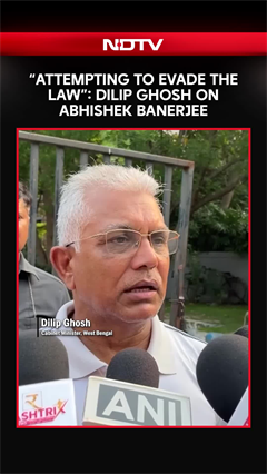 &ldquo;Attempting to Evade the Law&rdquo;: Bengal Minister Dilip Ghosh on Abhishek Banerjee