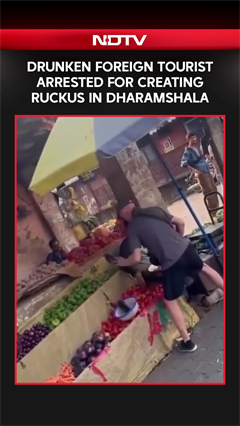 Drunken Foreign Tourist Arrested For Creating Ruckus At Dharamshala Market, Fined ₹5,000