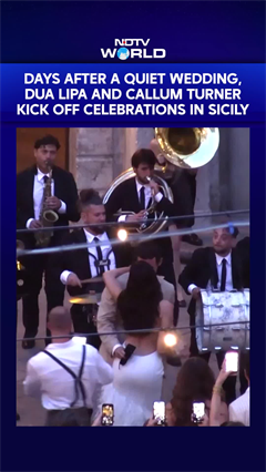 Dua Lipa | Days After A Quiet Wedding, Dua Lipa And Callum Turner Kick Off Celebrations In Sicily