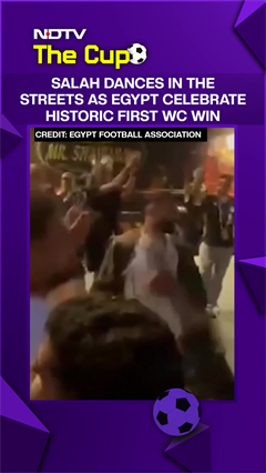 Salah Dancing In The Street! Joyful Egypt Captain Celebrates Nation's First World Cup Win