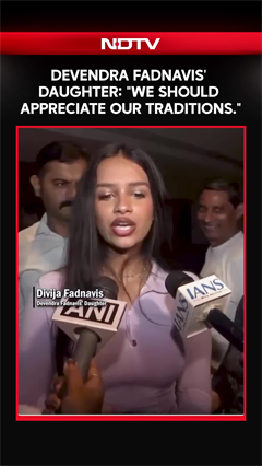 Devendra Fadnavis' Daughter: 'Our Traditions Don't Need Validation From the West'