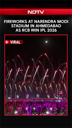 Fireworks At Narendra Modi Stadium In Ahmedabad As RCB Win IPL 2026