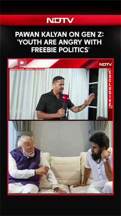 NDTV Exclusive | Pawan Kalyan On Gen Z: 'Youth Are Angry With Freebie Politics '
