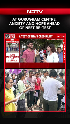 At Gurugram Centre, Anxiety And Hope Ahead Of NEET Re-Test