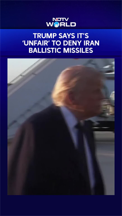 Video: US President Donald Trump Says It’s ‘Unfair’ To Deny Iran Ballistic Missiles