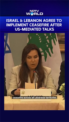 Israel & Lebanon Agree To Implement Ceasefire After US-Mediated Talks