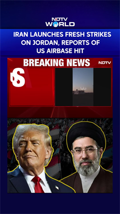 US Iran War | Iran Launches Fresh Strikes On Jordan, Reports Of US Airbase Hit