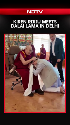 Kiren Rijiju Meets Dalai Lama in Delhi, Says Tibetan Leader Recovering Well