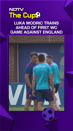 Luka Modric Trains Ahead Of First WC Game Against England
