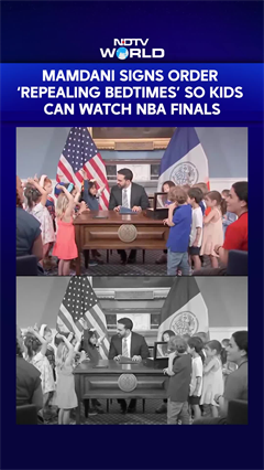 Zohran Mamdani Signs Order &lsquo;Repealing Bedtimes&rsquo; So Kids Can Watch Knicks In NBA Finals