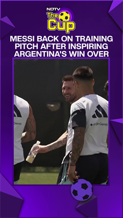 Messi Back On Training Pitch After Inspiring Argentinas Win Over Algeria