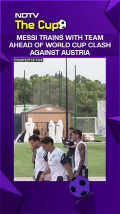 Messi Trains With Team Ahead Of World Cup Clash Against Austria