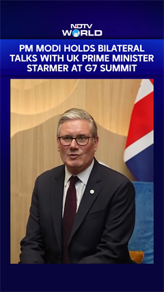 Prime Minister Modi Holds Bilateral Talks With UK Prime Minister Keir Starmer At G7 Summit
