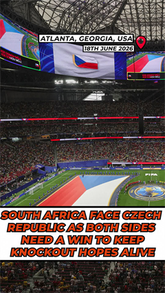 FIFA World Cup 2026 | Teboho Mokoena Earns South Africa's First Point Against Czech Republic