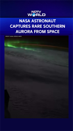 NASA Astronaut Captures Rare Southern Aurora From Space Station