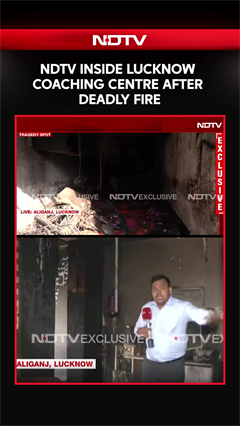 Lucknow Coaching Centre Fire | NDTV Accesses Gutted Lucknow Coaching Centre After Deadly Blaze