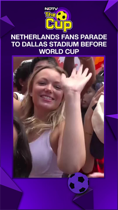 Netherlands' Fans Don Orange & Dance To Dallas Stadium Before World Cup Match