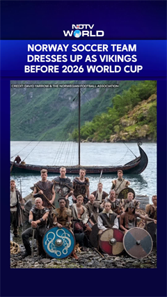 Norway Soccer Team Dresses Up As Vikings Before 2026 FIFA World Cup
