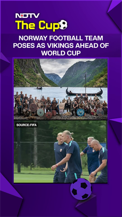 Norway Football Team Poses As Vikings Ahead Of World Cup | Erling Haaland