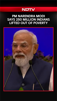 PM Modi News | Prime Minister Narendra Modi Says 250 Million Indians Were Lifted Out Of Poverty
